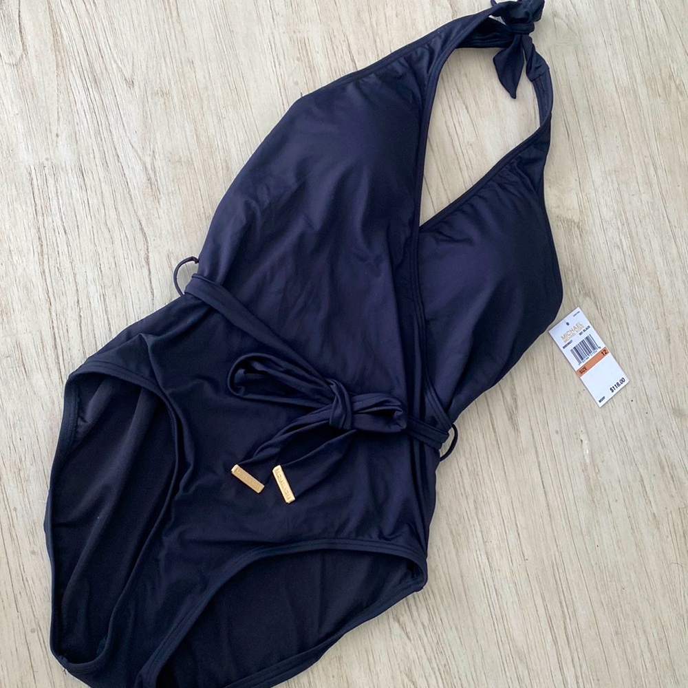 Black Michael Kors one piece Swimsuit